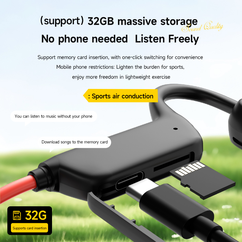 X1Pro Wireless Sports Open-Ear - Bone Conduction Running Headphones ulasan dan harga
