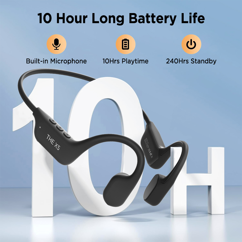 Mpow X5 Bone Conduction Headph - Bone Conduction Running Headphones ulasan dan harga