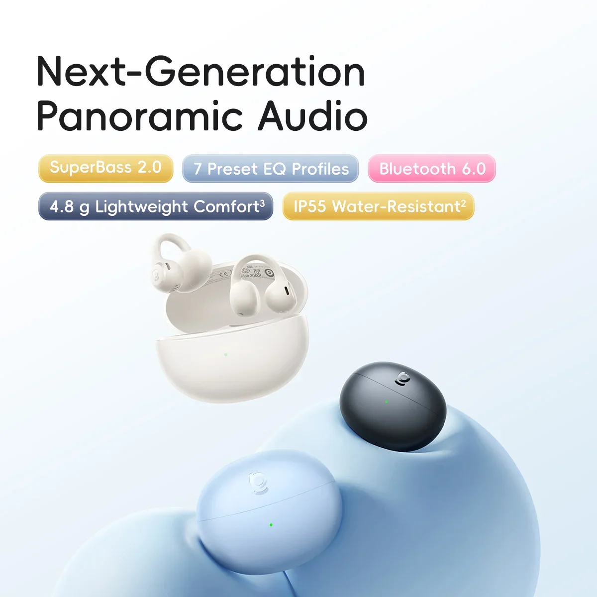 Baseus Bass BC1 Lite Open Ear  - Open Ear Air Conduction Headphones ulasan dan harga