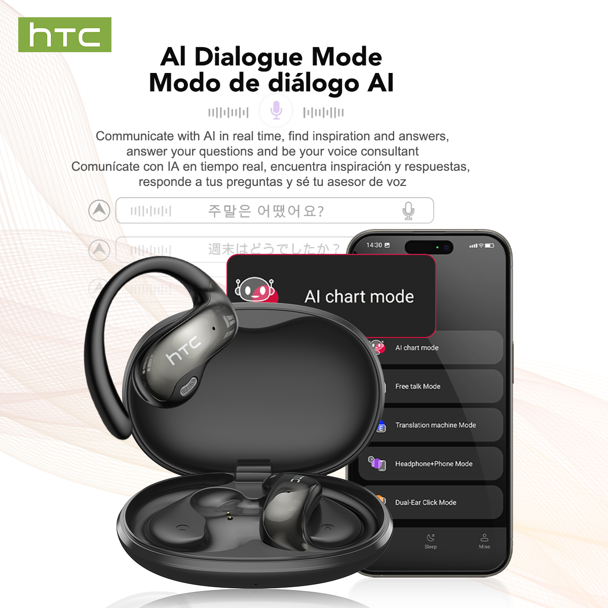 HTC NE19 Bluetooth Earphones A - Type C Wired Earphones With Mic ulasan dan harga