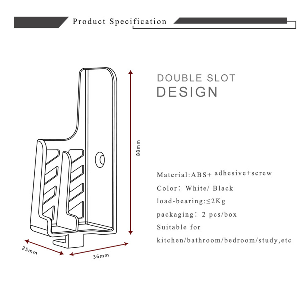 2pcs Adjustable Wall Mount Tab - Tablets ulasan dan harga