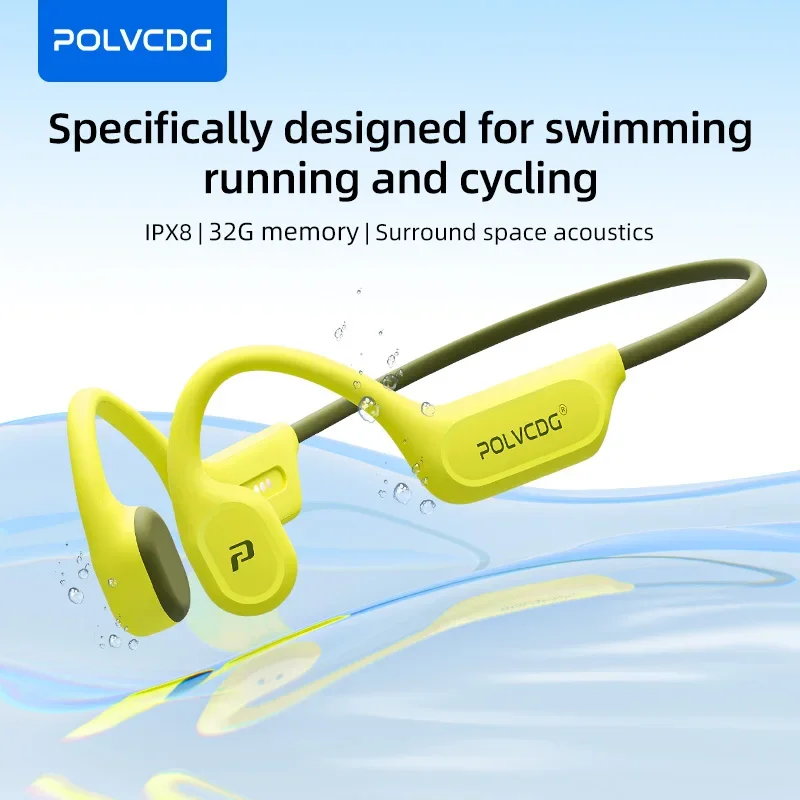 POLVCDG X9 Bone Conduction Swi - Bone Conduction Running Headphones ulasan dan harga