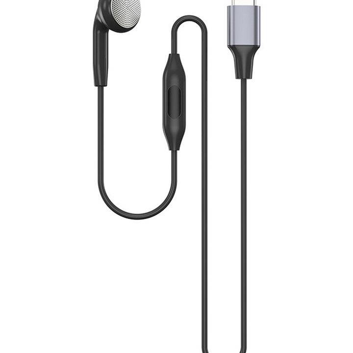 DT75BG Type C Single Earbud wi - Type C Wired Earphones With Mic ulasan dan harga